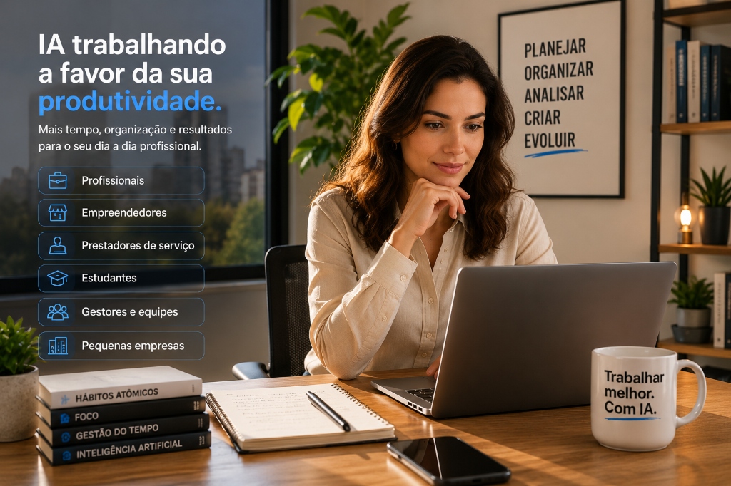 IA trabalhando a favor da sua produtividade